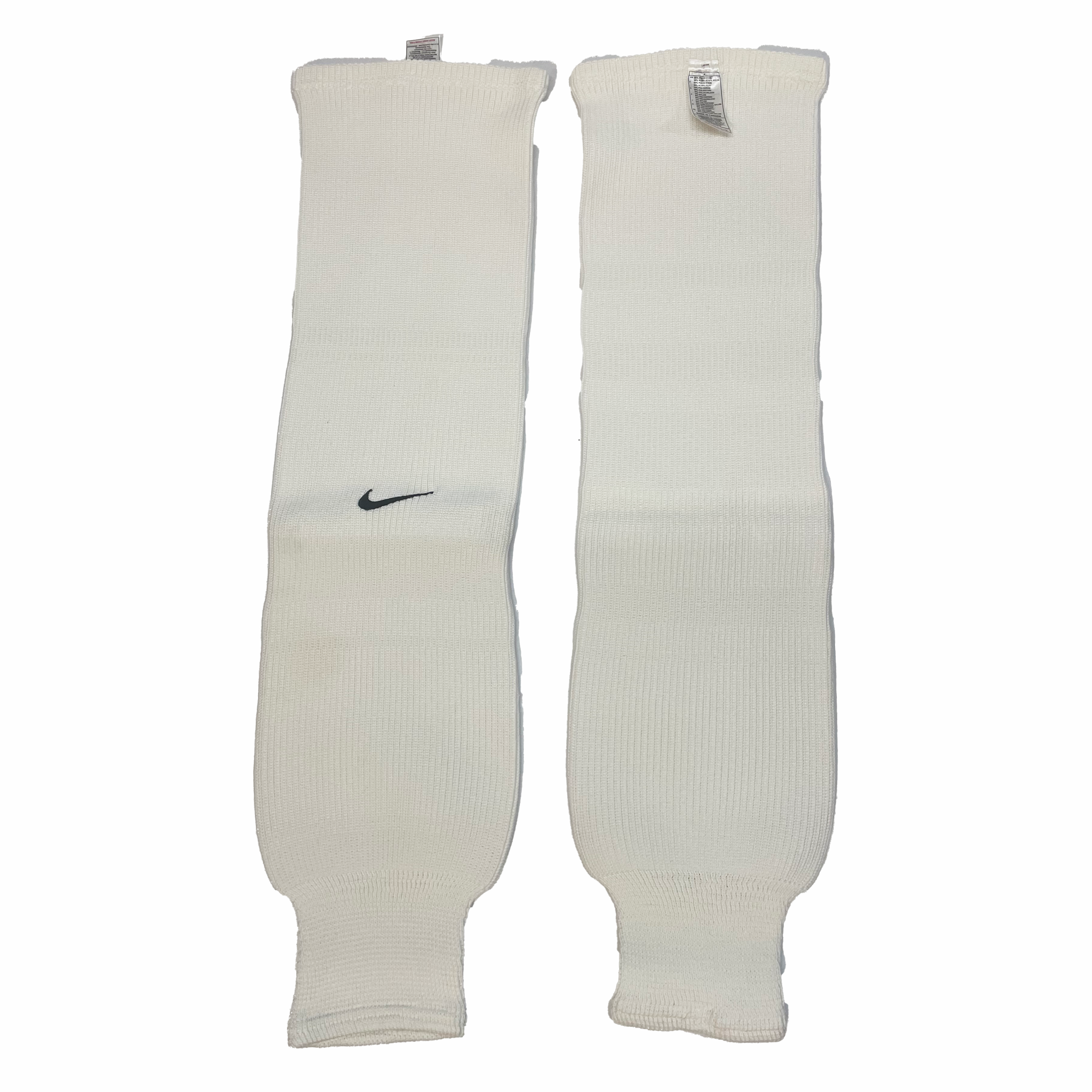 Nike - Chaussettes de hockey en tricot d'occasion (blanches)